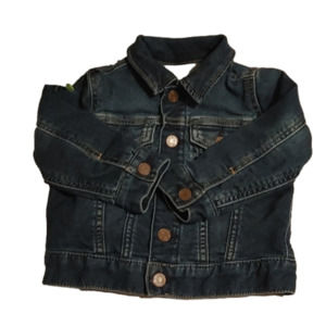 3/$25 BABY GAP Denim cute Jeans Jacket size 18-24 months